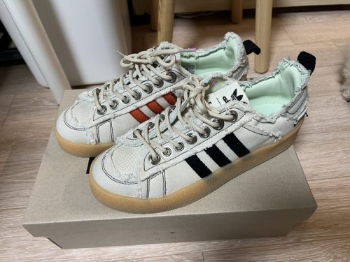 아디다스 x 송 포 더 뮤트 캠퍼스 80s 블리스 코어 블랙 ID4818 photo review